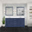 Meuble-lavabo double avec plateau en marbre de culture-724823863-724823860