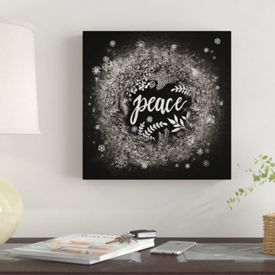 « frosty paix », reproduction d’impression sur toile tendue