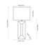 Arnisa Ceramic Table Lamp