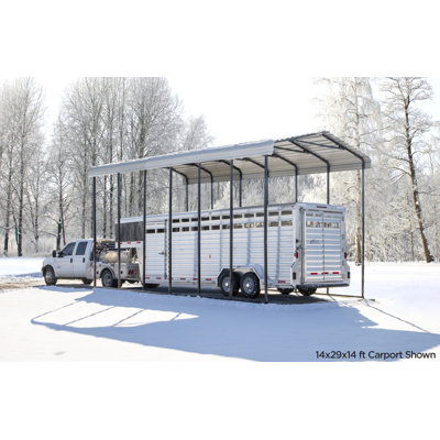 Galvanized Steel Rv Carport, 14X20X14