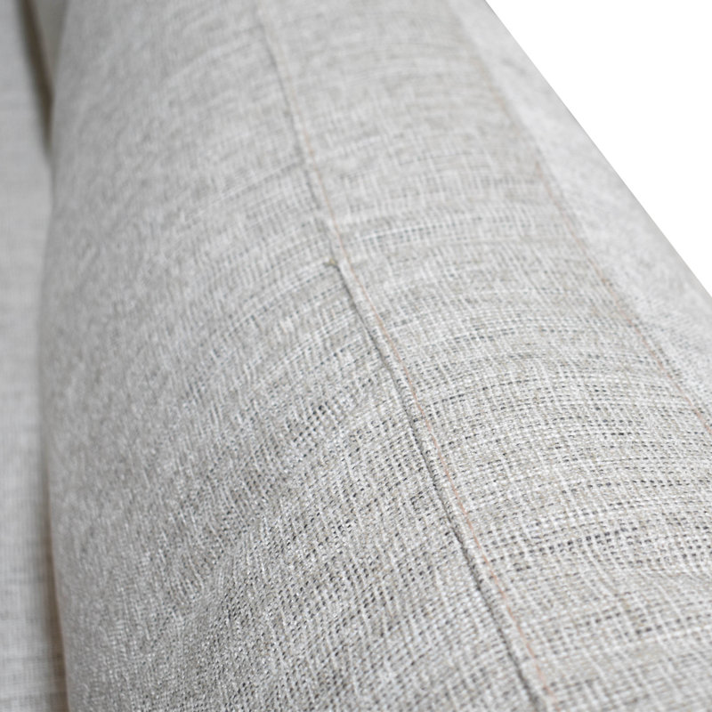 Canapé Danyell - gris anthracite tissé, 100 % polyester crème