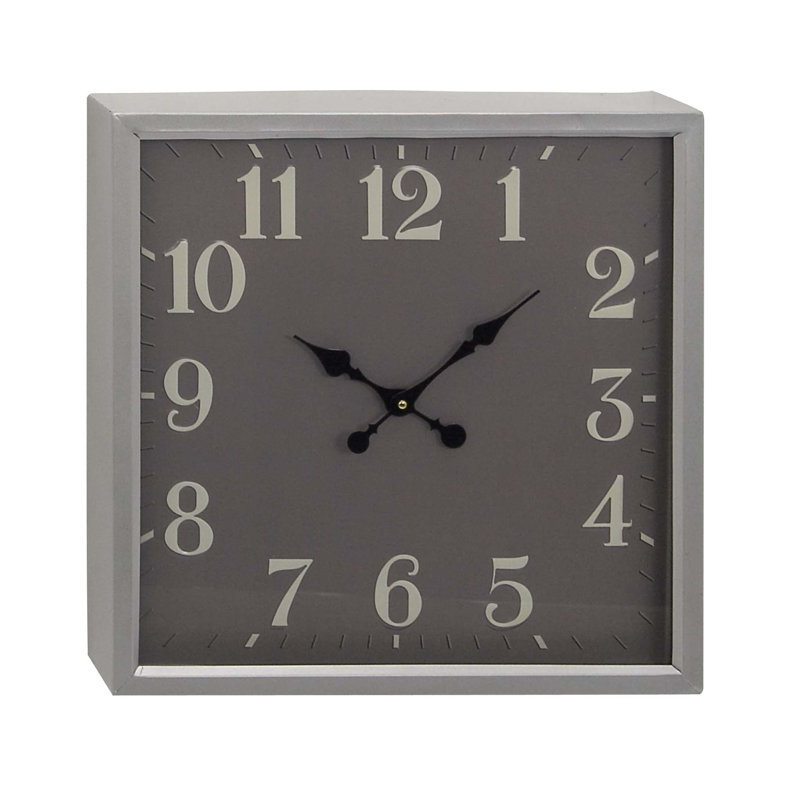 Horloge murale moderne Mariami, Beige, Grand