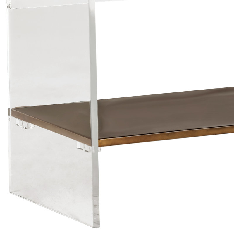 Sloan Lucite Waterfall End Table