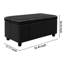 Banc de rangement avec couvercle en similicuir Damara-1060442069