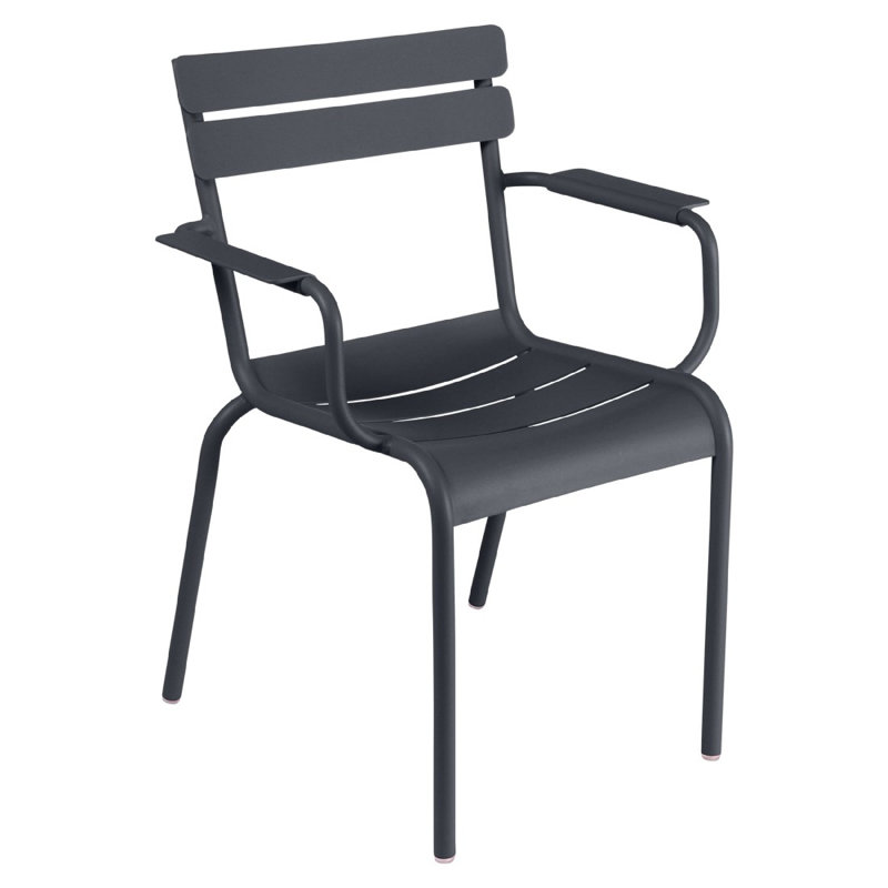 Luxembourg Outdoor Dining Armchair, Anthracite