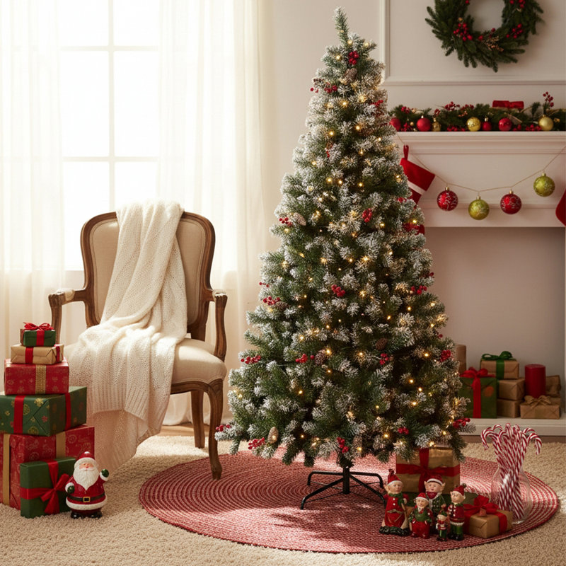 Artificial Pine Christmas Tree, 3.1' H