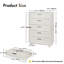 Commode haute 5 tiroirs 31,1 po Aderyn