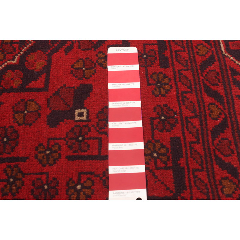Tapis unique en laine noué à la main 5 pi x 6 pi 2 po nouvel âge monserrad