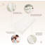 Drap plat certifié biologique seulement - Draps 100% coton biologique avec une finition luxueuse en tissage de satin à densité de tissage de 500 fils - Certifié Gots & Fairtrade (naturel, double)-117985773-117985772