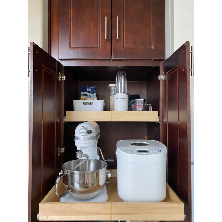 Hold N' Storage Pull Out Cabinet Organizer Sliding Drawer Kitchen Storage  14”W x 21”D