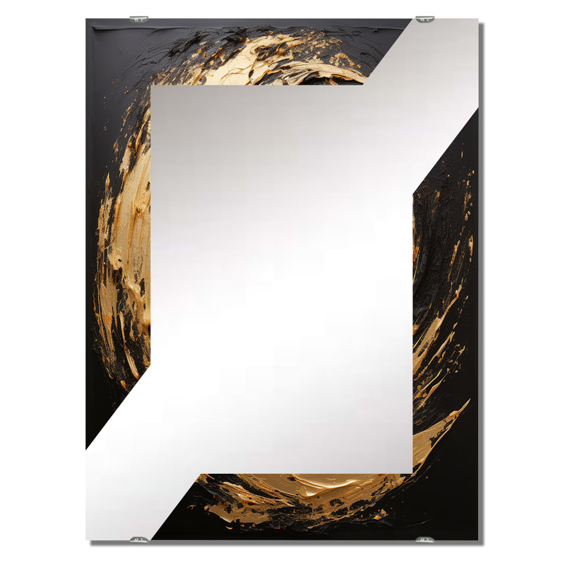 Grand miroir mural en spirale Gerirl MIR136044, 40 po x 30 po