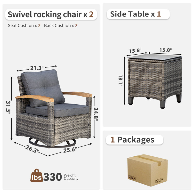 YK06015GY-B-chair, Gris