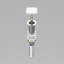  Push Pop Up Basin Waste Plug - Unslotted Suitable for Sink Without Overflow - Rising Square Ceramic Push Button