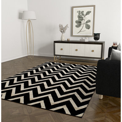 Wool Chevron Rug