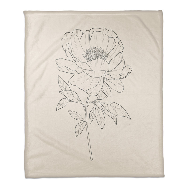 Jeté polaire Simple Poppy I