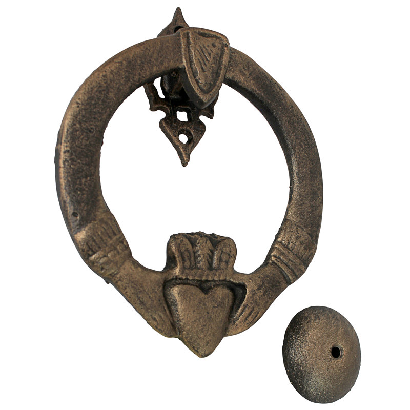 Claddagh Authentic Foundry Iron Door Knocker