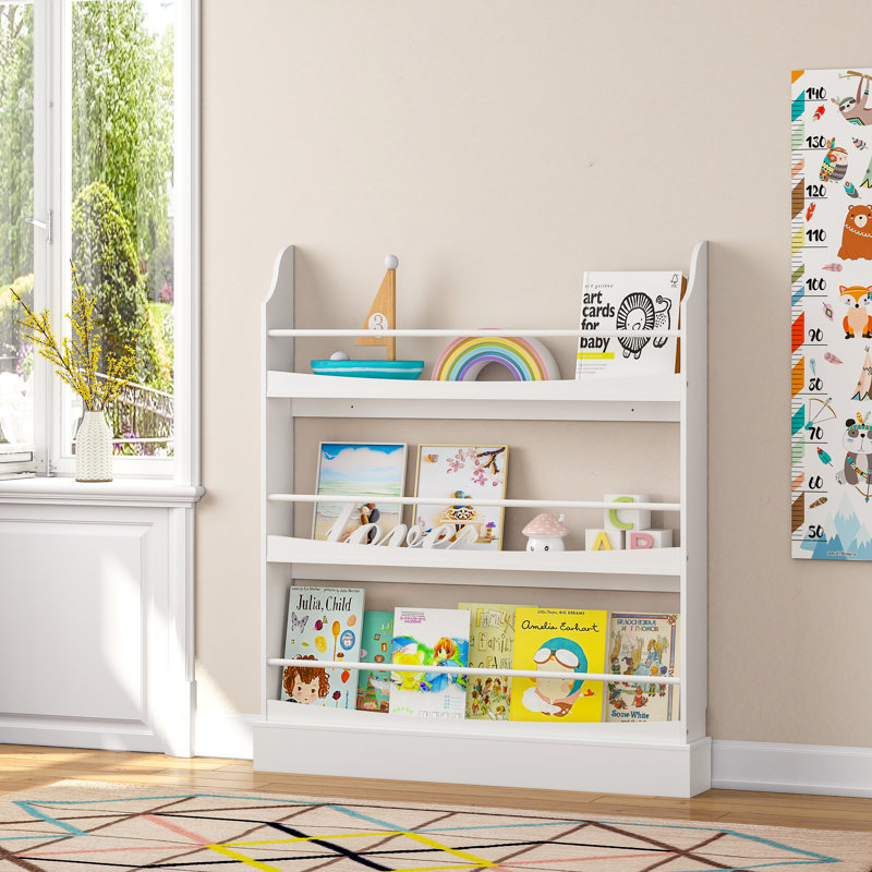 Mylan 44.5'' H X 38.5'' W Book Display, White