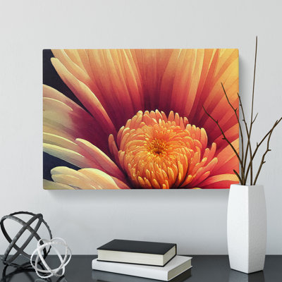 Dramatic Flower - Wrapped Canvas Print