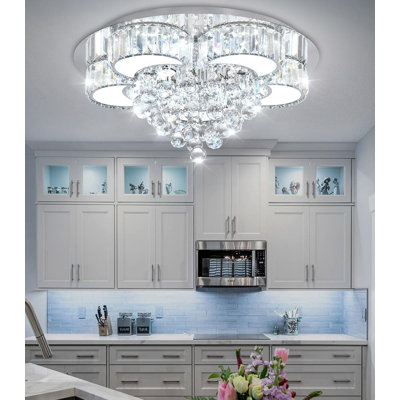 Glam Dimmable Crystal Chandelier