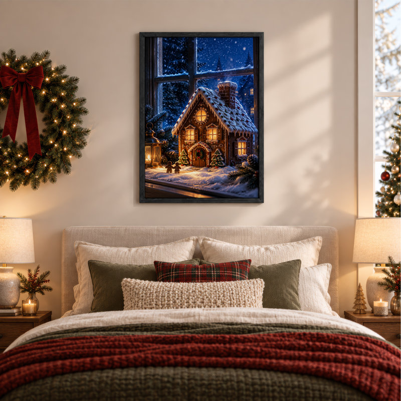 Art sur toile de Noël, 48"H x 32"W