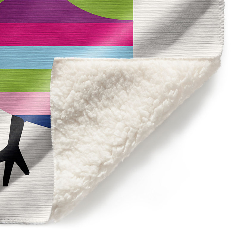  Couverture douce en sherpa, 68 po x 80 po