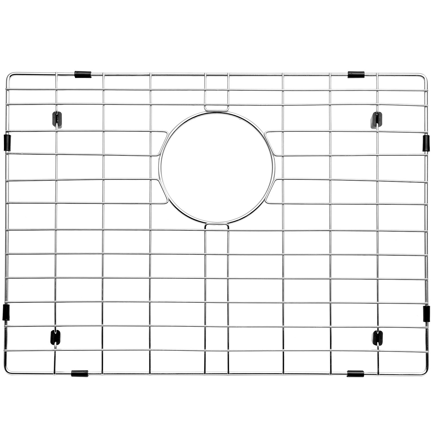 14x18 Drain Rack Serene Valley 19.13-in x 14.13-in Rear Drain Stainless Steel Sink Grid ...