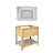 Solace 30.5" Single Bathroom Vanity Set-49377429-49381150-49381149