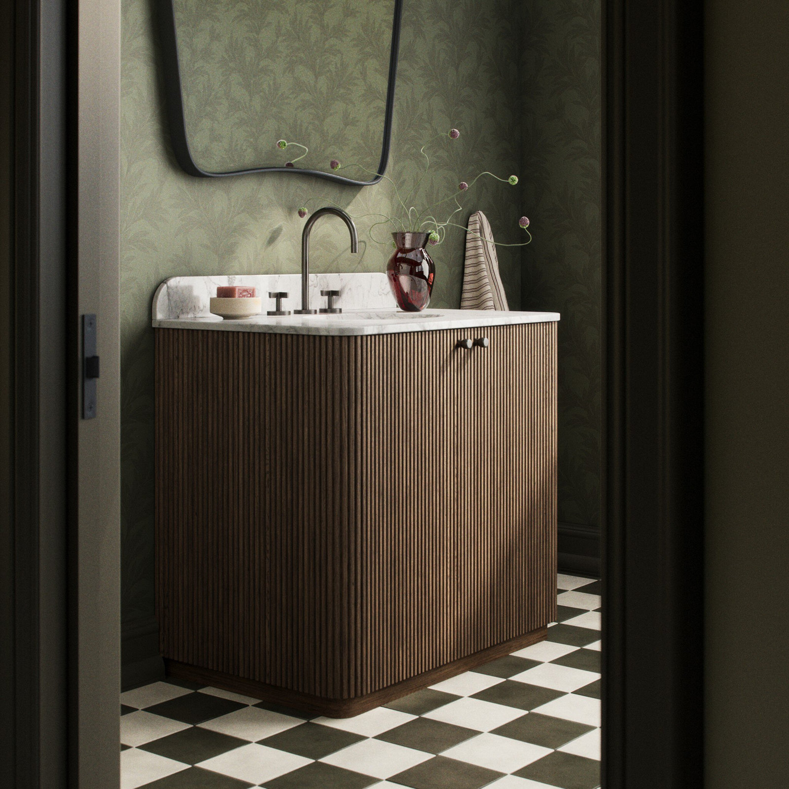 Jivera Oak Single Bathroom Vanity