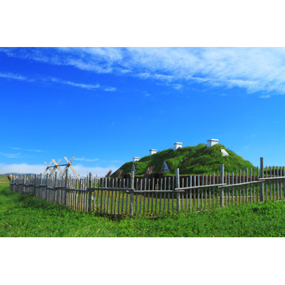 Viking Settlement - Photographie sur toile tendue