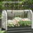 Metal Elevated Planter Box,Raised Garden Bed With Legs And Cover,With Bottom Shelf And Liner For Vegetables