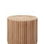 Table d'appoint de patio en bois massif