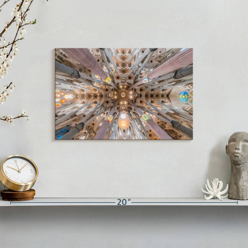 Lilie La Sagrada Familia - plafond II, H 8 po x l 12 po