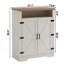 Armoire de rangement à chaussures à 6 niveaux, organisateur de style maison de campagne avec tablettes réglables et rangement ouvert, fixation anti-basculement pour le vestibule