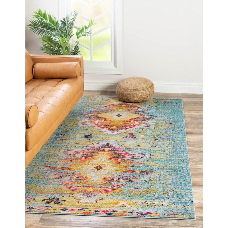 Jahanna Washable Oriental Indoor Rug, Rectangle 2'2" x 3'1"