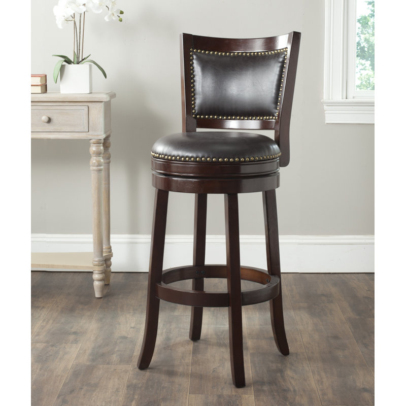 Brockway Swivel Bar Stool, Sierra Brown / Brown