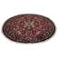 Kasondra Oriental Area Rug in Red