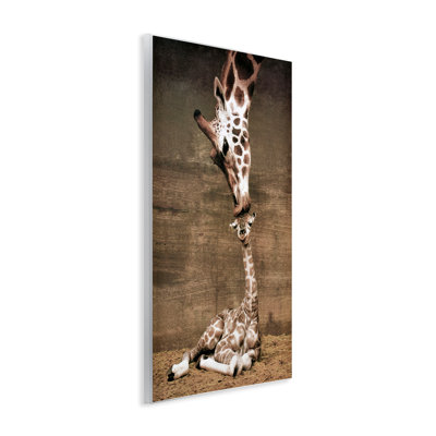 «Mother's Love Giraffes», plaque murale par Inconnu