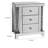 Csoma 14'' W Glass Nightstand