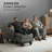 L Shaped Upholstered Soft Couch-1184406616