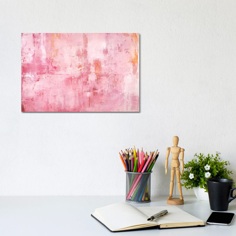 Pink Mirrors by Michelle Oppenheimer - Gallery-Wrapped Canvas Giclée on Canvas, 20.32 cm H x 30.48 cm W, Wrapped Canvas