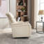 Fauteuil inclinable pivotant électrique avec rotation à 270°, tablette et port USB