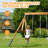 Wooden Swing Set with Swings