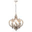 Rustic Wooden Chandelier (bulbs not included)-1023884786