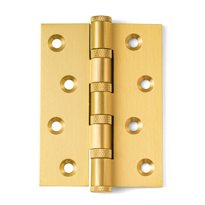 4" H x 3" W Solid Brass Bearing Pair Hinges