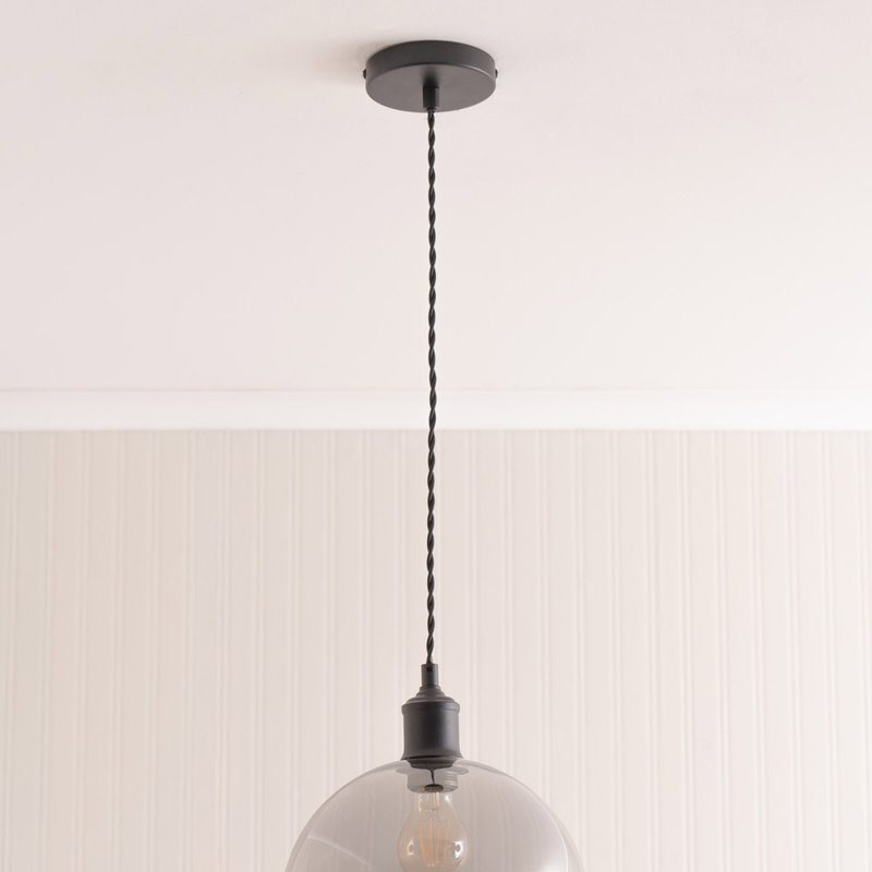 1 - Light Pendant, Yes, Grey, Matte Black