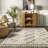 Blanche Moroccan Lattice Tasseled Area Rug-118158789