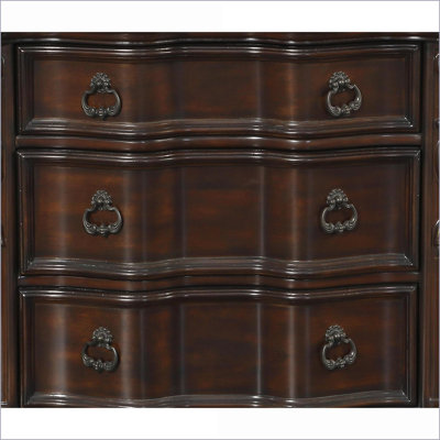 Table de chevet 3 tiroirs Traditional