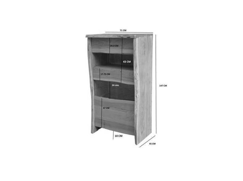 Display Cabinet, Brown