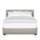 Tansy Solid Wood Wingback Bed