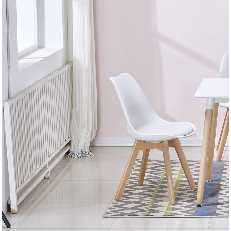 Danyail Rectangular with Solid Wood Base Dining Table
